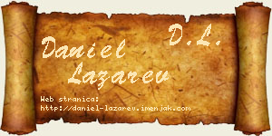 Daniel Lazarev vizit kartica